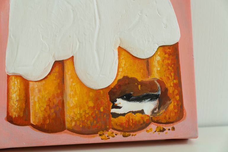 Original Conceptual Humor Painting by Stepper Studio