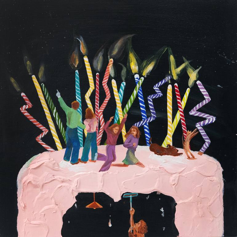 Original Conceptual People Paintings by Stepper Studio