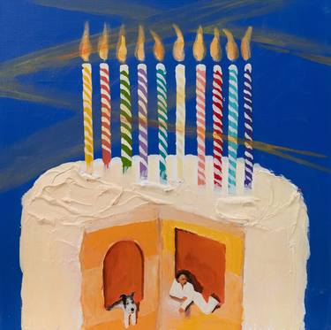 Original Conceptual People Painting by Stepper Studio