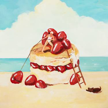 Original Conceptual People Painting by Stepper Studio