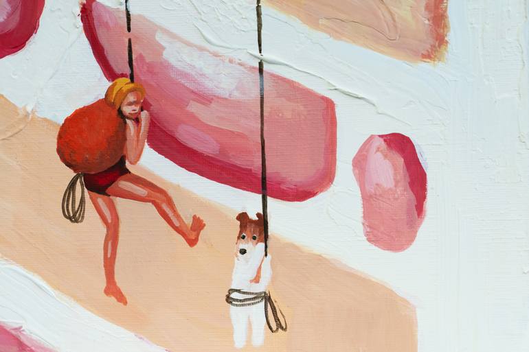 Original Conceptual People Painting by Stepper Studio