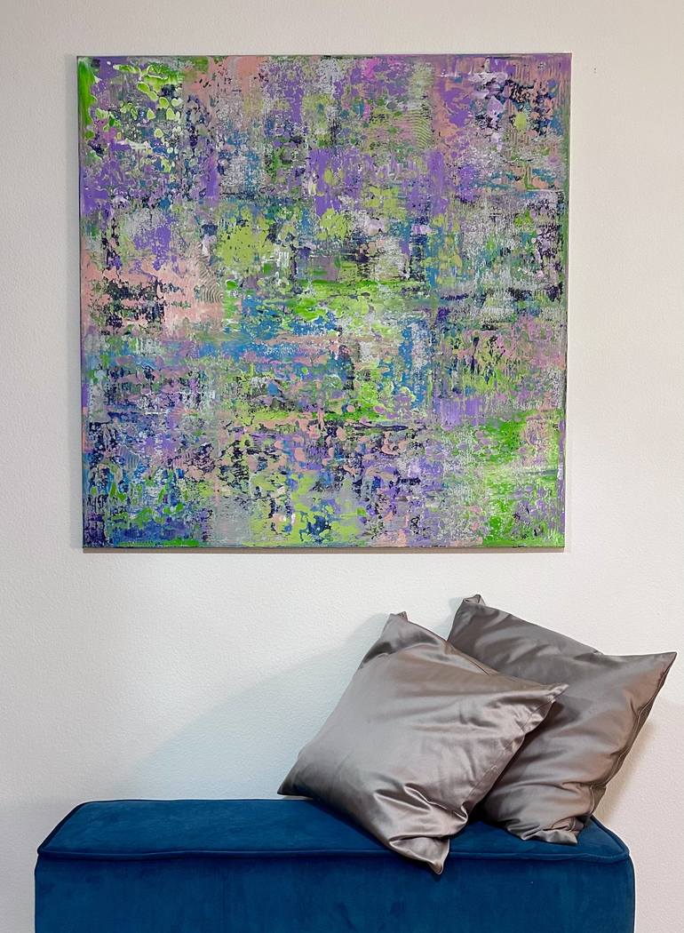 Original Art Deco Abstract Painting by Natalia Brooks