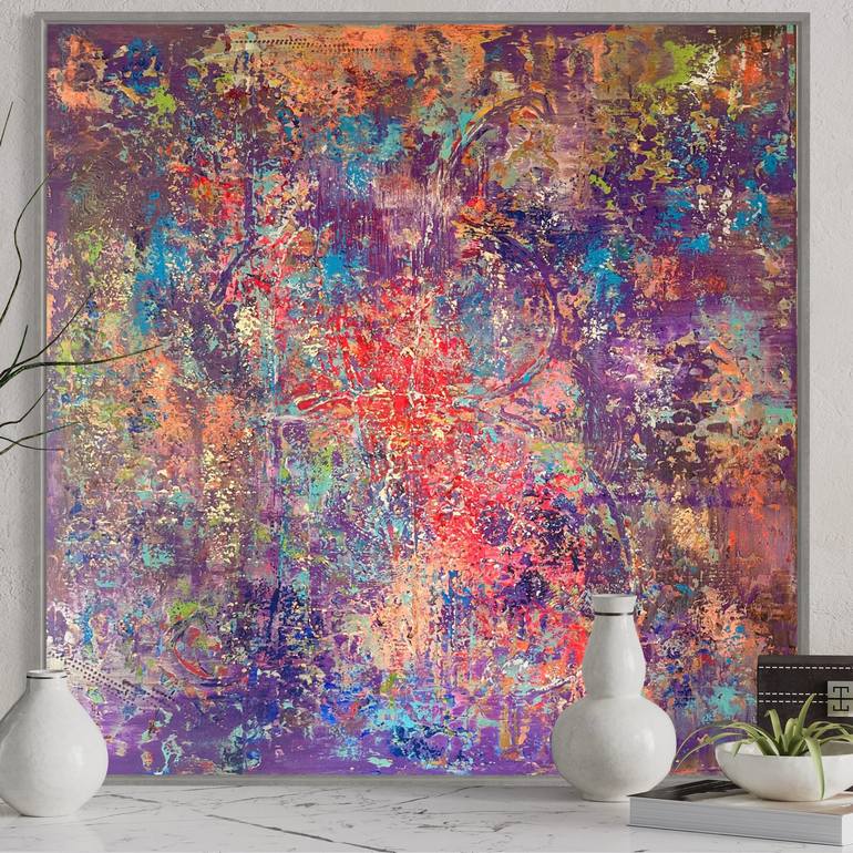 Original Abstract Expressionism Abstract Painting by Natalia Brooks