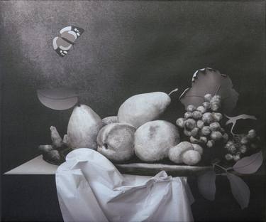 Still Life With Fruit And A Butterfly thumb