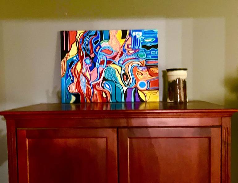 Original Abstract Painting by Anne Hurst