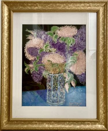 Original Impressionism Floral Mixed Media by Anne Hurst