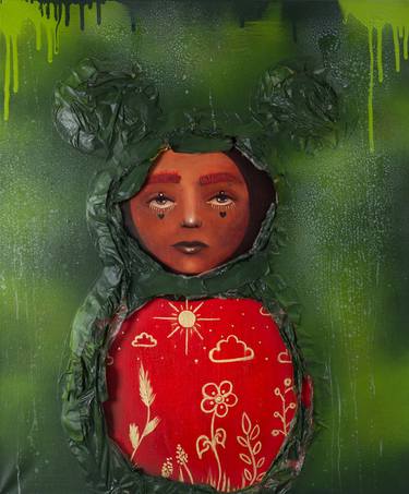Original Contemporary Health & Beauty Painting by Zsófia Rács