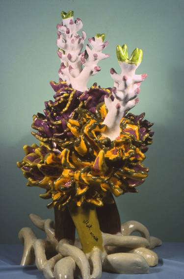 Original Contemporary Floral Sculpture by Alacia Stubbs