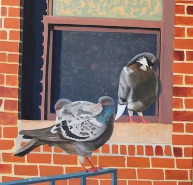 Original Contemporary Animal Painting by Alacia Stubbs