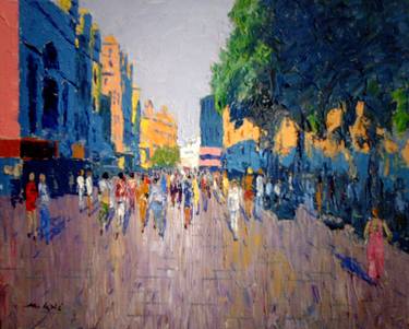 Print of Impressionism Cities Paintings by Miodrag Lazic