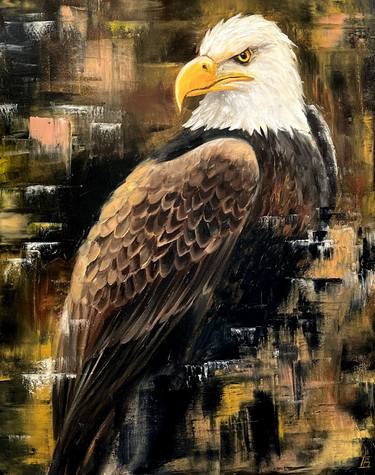 Greatness. Eagle Oil Painting thumb