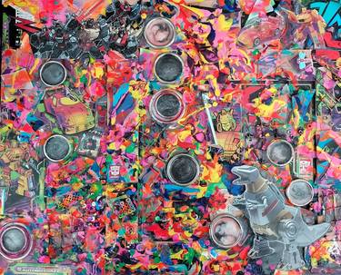 Print of Abstract Popular culture Collage by robot dogo