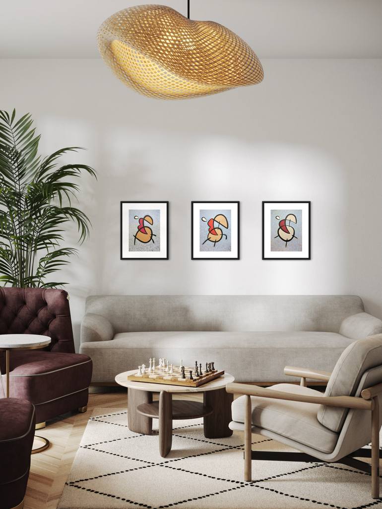 Original Contemporary Horse Painting by J Ahoy