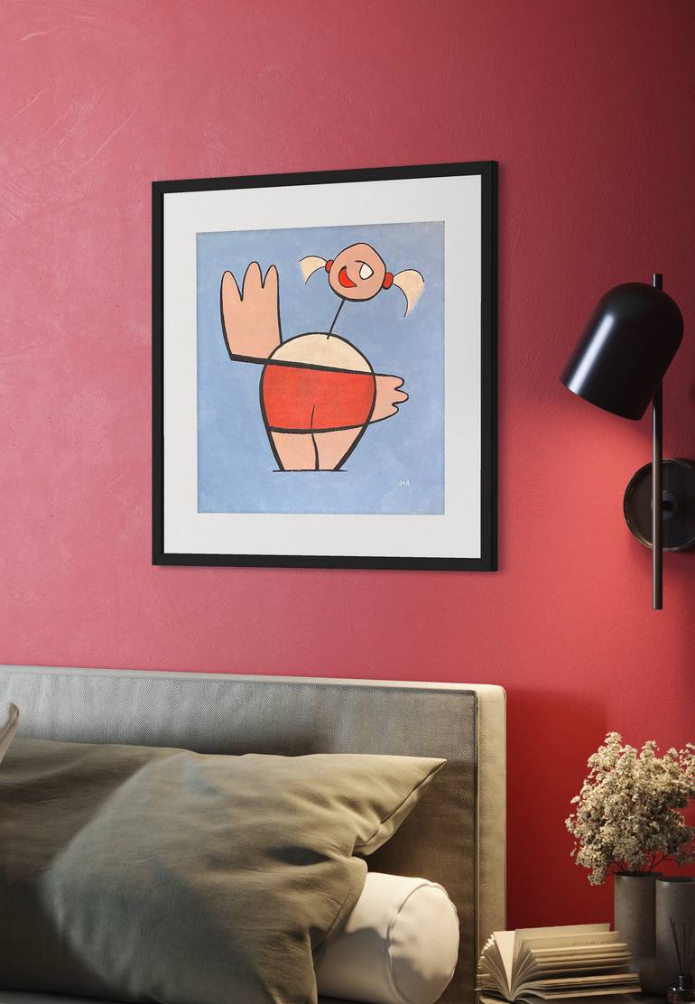 Original Abstract Women Painting by J Ahoy