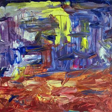 Print of Abstract Landscape Paintings by Kseniia Glazz