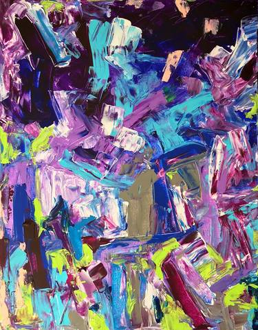 Print of Abstract Expressionism Abstract Paintings by Kseniia Glazz