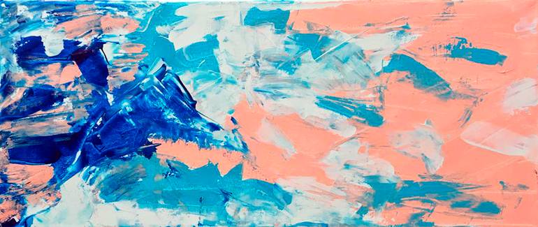 Original Abstract Expressionism Abstract Painting by Kseniia Glazz