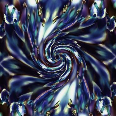 Original Abstract Expressionism Botanic Digital by Philippe Ceulemans