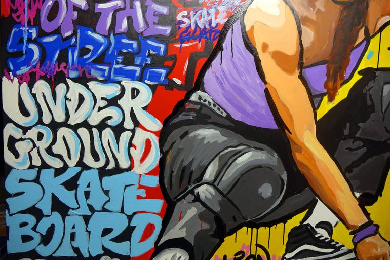 Original Street Art Graffiti Painting by Wojciech BąBski