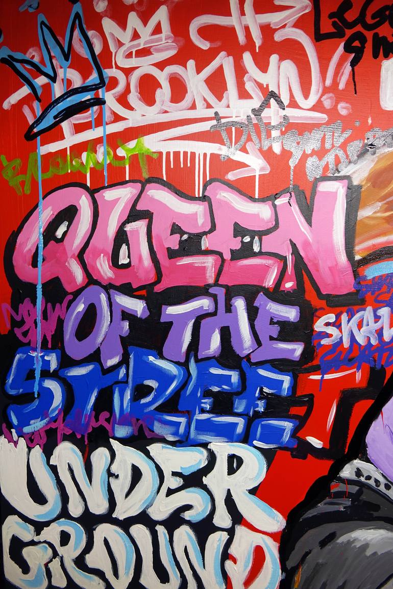 Original Street Art Graffiti Painting by Wojciech BąBski