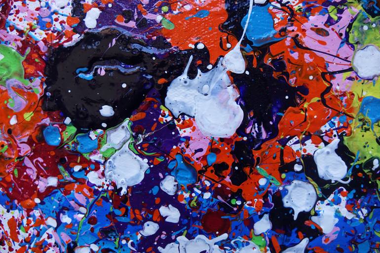 Original Abstract Expressionism Abstract Painting by Wojciech BąBski