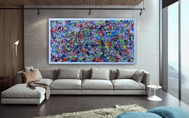 Original Abstract Expressionism Abstract Painting by Wojciech BąBski