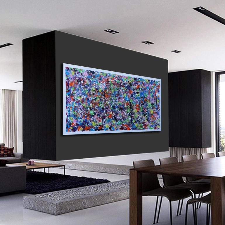 Original Abstract Expressionism Abstract Painting by Wojciech BąBski
