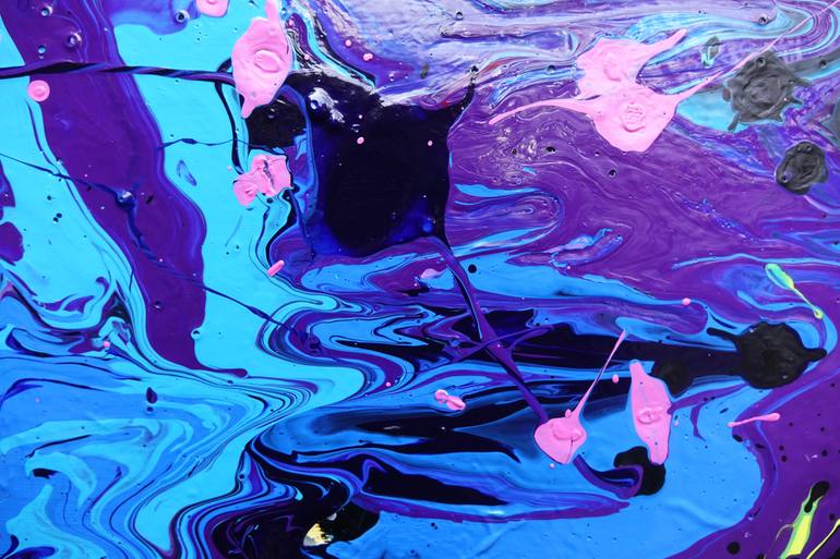 Original Abstract Expressionism Abstract Painting by Wojciech BąBski