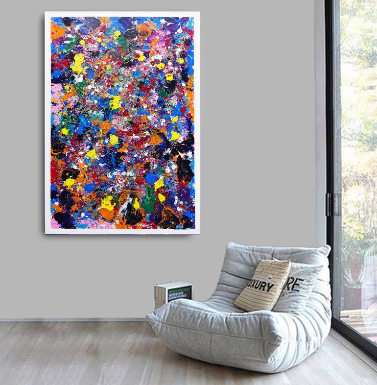 Original Abstract Expressionism Abstract Painting by Wojciech BąBski