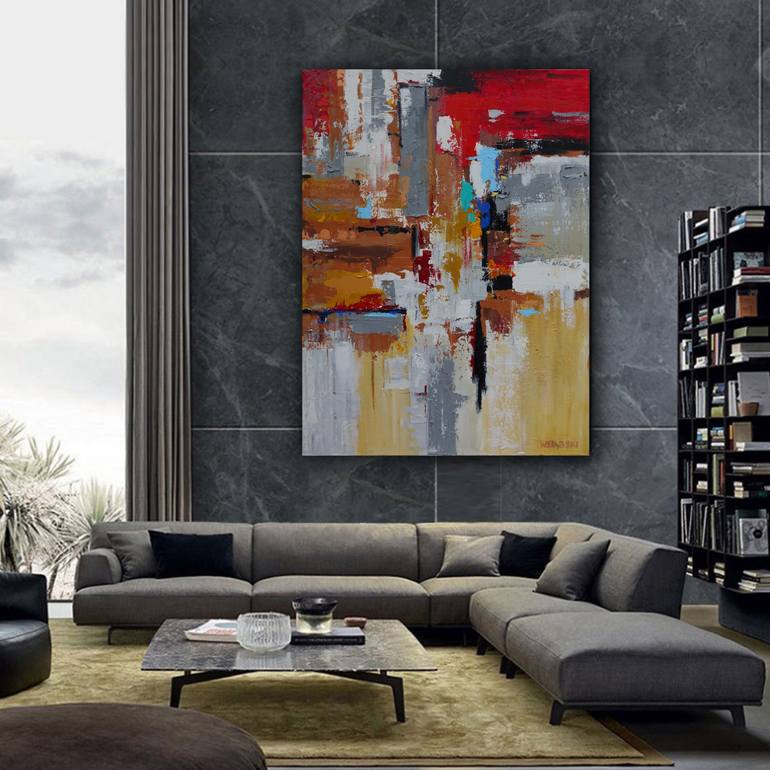 Original Abstract Painting by Wojciech BąBski