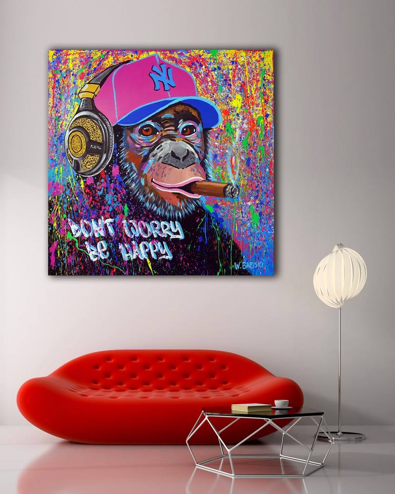 Original Pop Art Animal Painting by Wojciech Bąbski