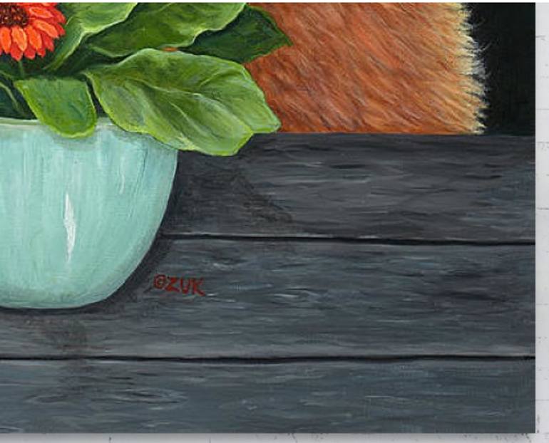Original Other Cats Painting by Karen Zuk Rosenblatt