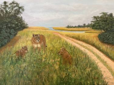 Original Fine Art Animal Paintings by Karen Zuk Rosenblatt