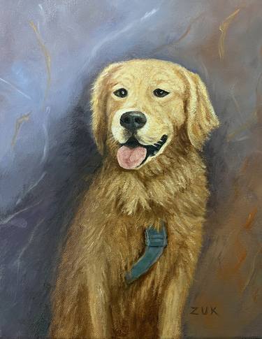 Original Dogs Paintings by Karen Zuk Rosenblatt