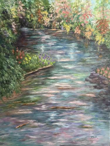 Original Fine Art Landscape Paintings by Karen Zuk Rosenblatt