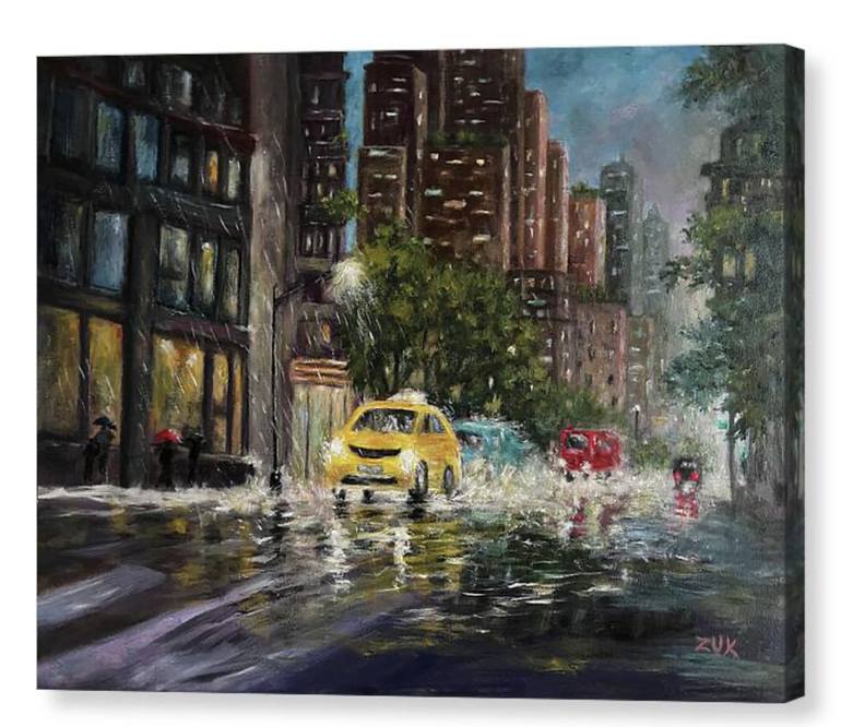 Original Other Landscape Painting by Karen Zuk Rosenblatt