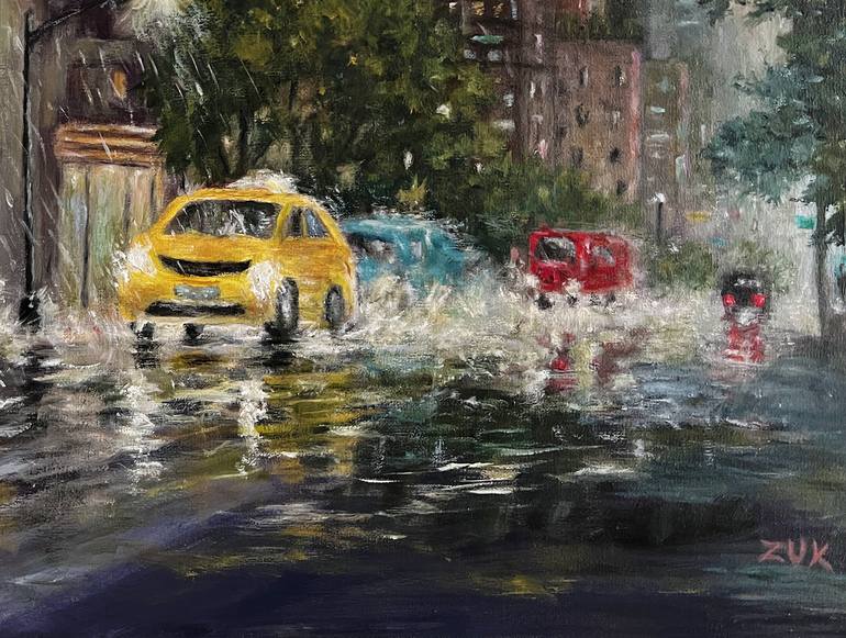 Original Other Landscape Painting by Karen Zuk Rosenblatt