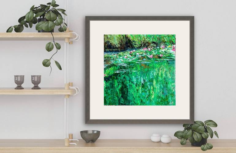 Original Abstract Expressionism Nature Painting by Elena Mashajeva-Agraphiotis