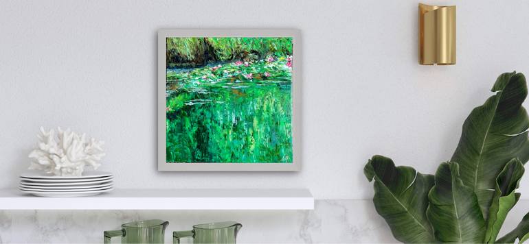 Original Abstract Expressionism Nature Painting by Elena Mashajeva-Agraphiotis