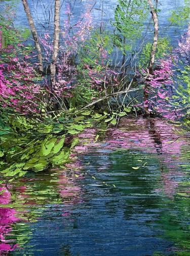 Original Impressionism Landscape Paintings by Elena Mashajeva-Agraphiotis