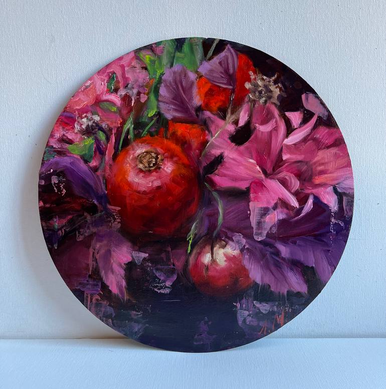 Original Impressionism Nature Painting by Elena Mashajeva-Agraphiotis