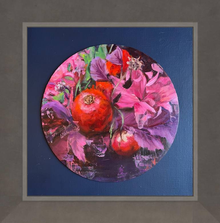 Original Impressionism Nature Painting by Elena Mashajeva-Agraphiotis