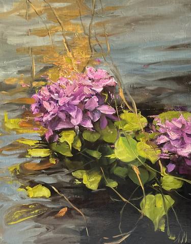 Original Impressionism Floral Paintings by Elena Mashajeva-Agraphiotis