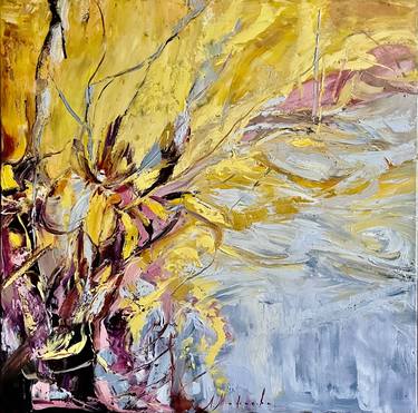 Original Abstract Expressionism Abstract Paintings by Elena Mashajeva-Agraphiotis