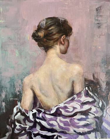 Original Impressionism Nude Paintings by Elena Mashajeva-Agraphiotis