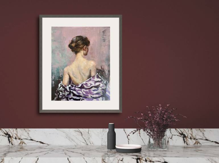 Original Nude Painting by Elena Mashajeva-Agraphiotis