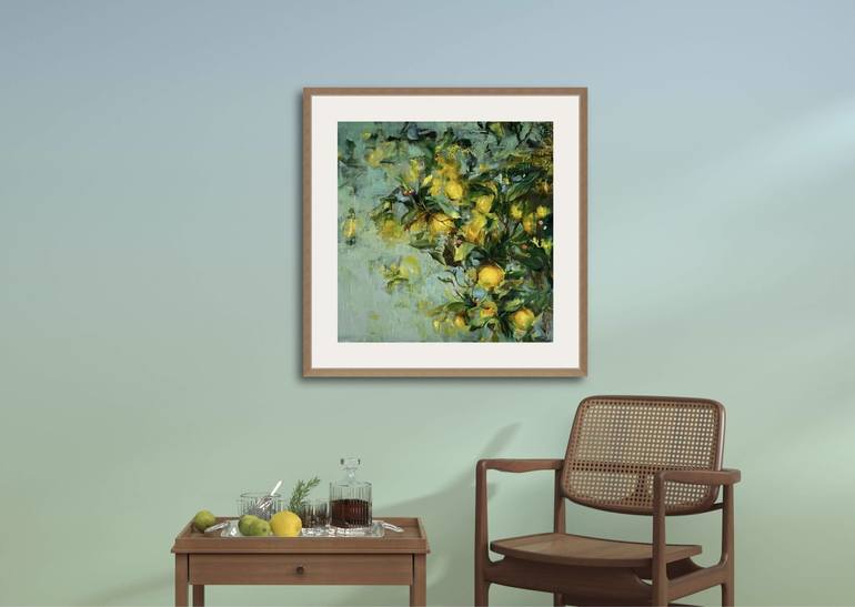 Original Impressionism Botanic Painting by Elena Mashajeva-Agraphiotis