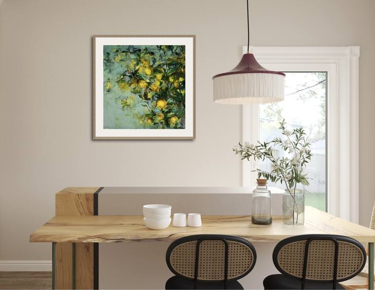 Original Impressionism Botanic Painting by Elena Mashajeva-Agraphiotis