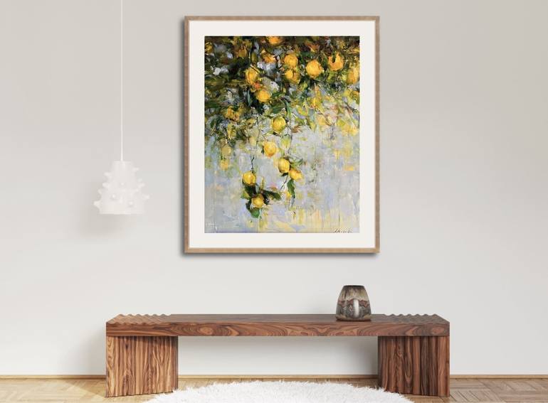 Original Impressionism Nature Painting by Elena Mashajeva-Agraphiotis