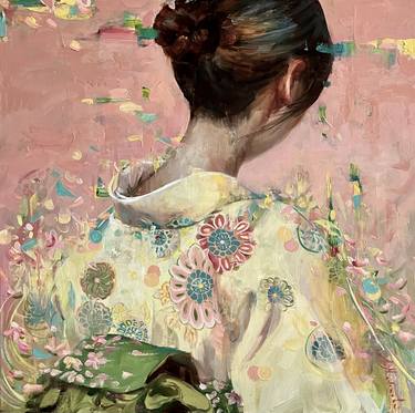 Original Figurative Fashion Paintings by Elena Mashajeva-Agraphiotis